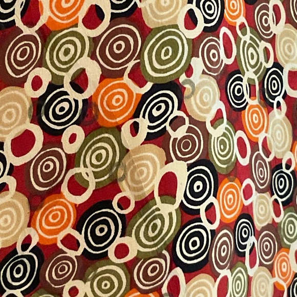 Vintage Bob Mackie Studio Silk Abstract Print Dress Size 12 - Picture 12 of 16